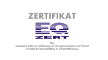 Logo EQZert - PDF Download Zertifikat